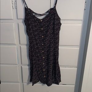 AE floral navy blue dress